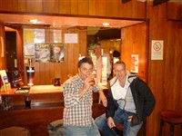 Peter W och Marcus p&aring; The Masons Arms