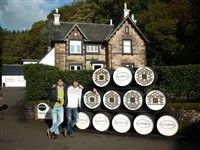 Peter W och Marcus p&aring; Glengoyne